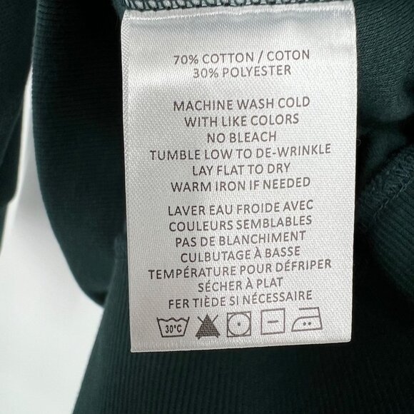 WestZeroOne Half-Zip Pullover Shirt Dark Green Size Medium NWOT - Picture 6 of 7